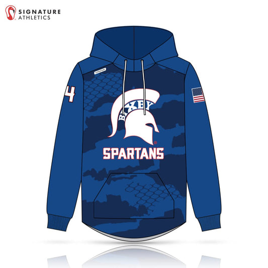 Bixby Spartans Youth LC Men's Dye Sub Scuba Hoodie Signature Lacrosse