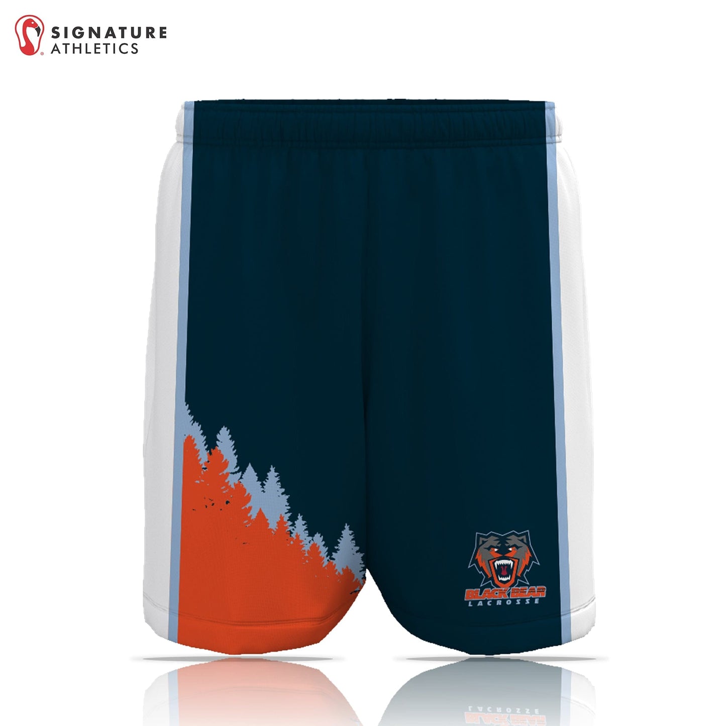 Black Bear Lacrosse Men's Player Game Shorts: N/A Signature Lacrosse