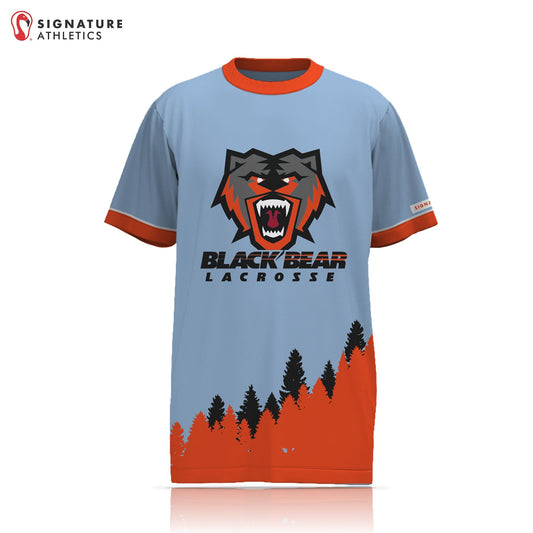 Black Bear Lacrosse Player Short Sleeve Shooting Shirt Signature Lacrosse