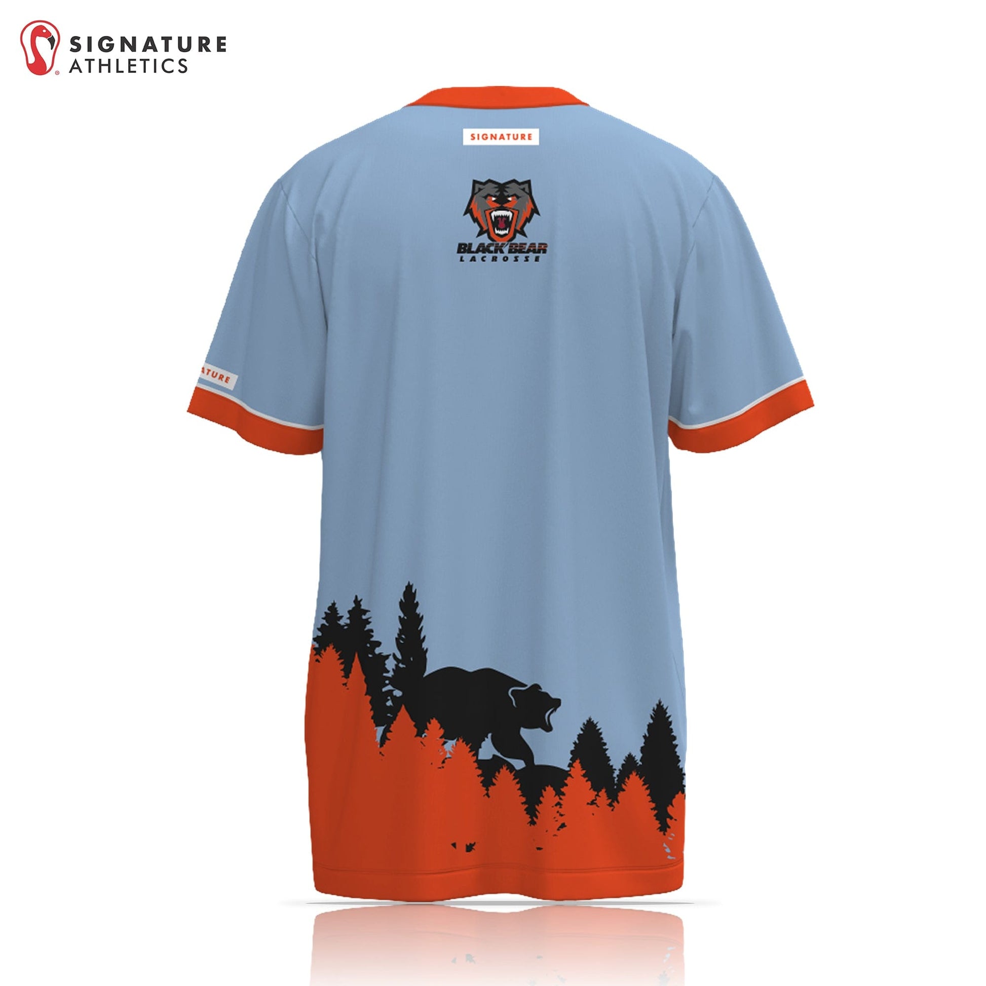 Black Bear Lacrosse Player Short Sleeve Shooting Shirt Signature Lacrosse