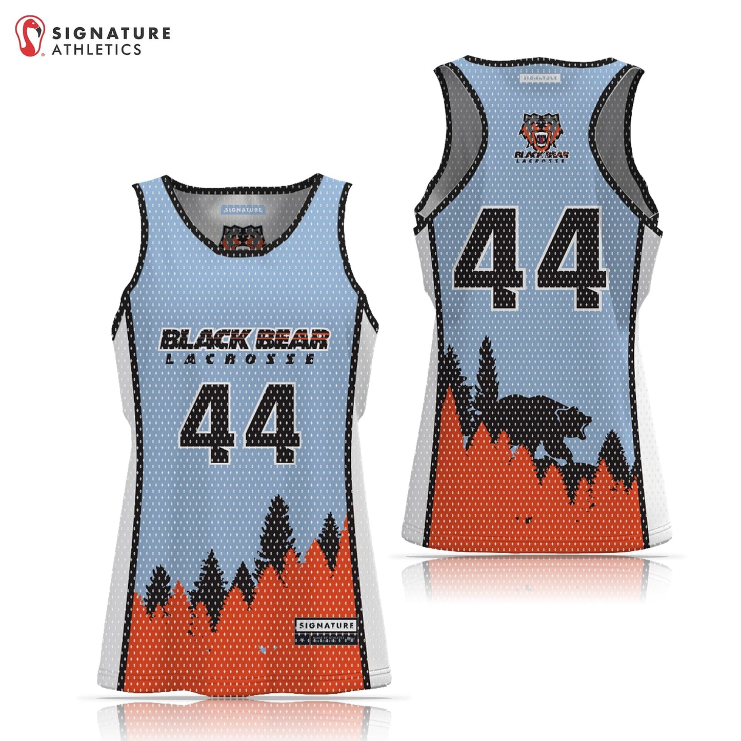 Black Bear Lacrosse Women's Player Reversible Practice Pinnie Signature Lacrosse