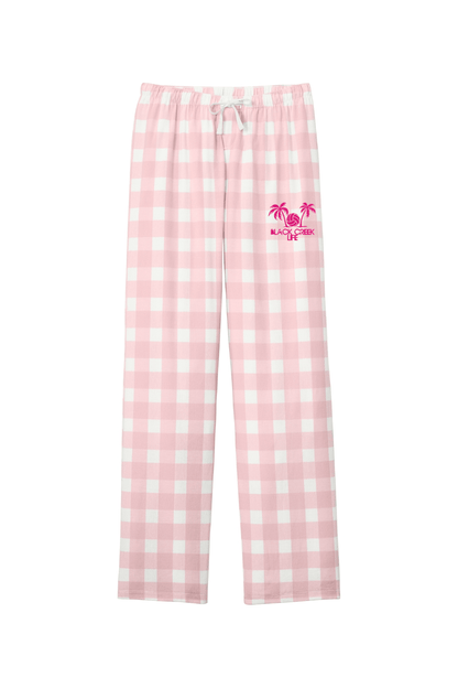 Black Creek VC Adult Women's Flannel Plaid Pants Signature Lacrosse