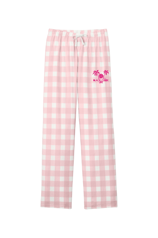 Black Creek VC Adult Women's Flannel Plaid Pants Signature Lacrosse