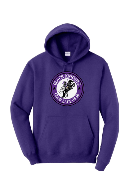 Black Knights Club LC Adult Heavyweight Hoodie Signature Lacrosse