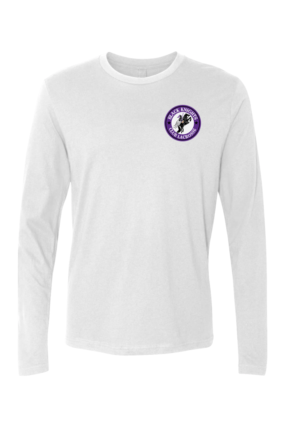 Black Knights Club LC Adult Long Sleeve T-Shirt Signature Lacrosse