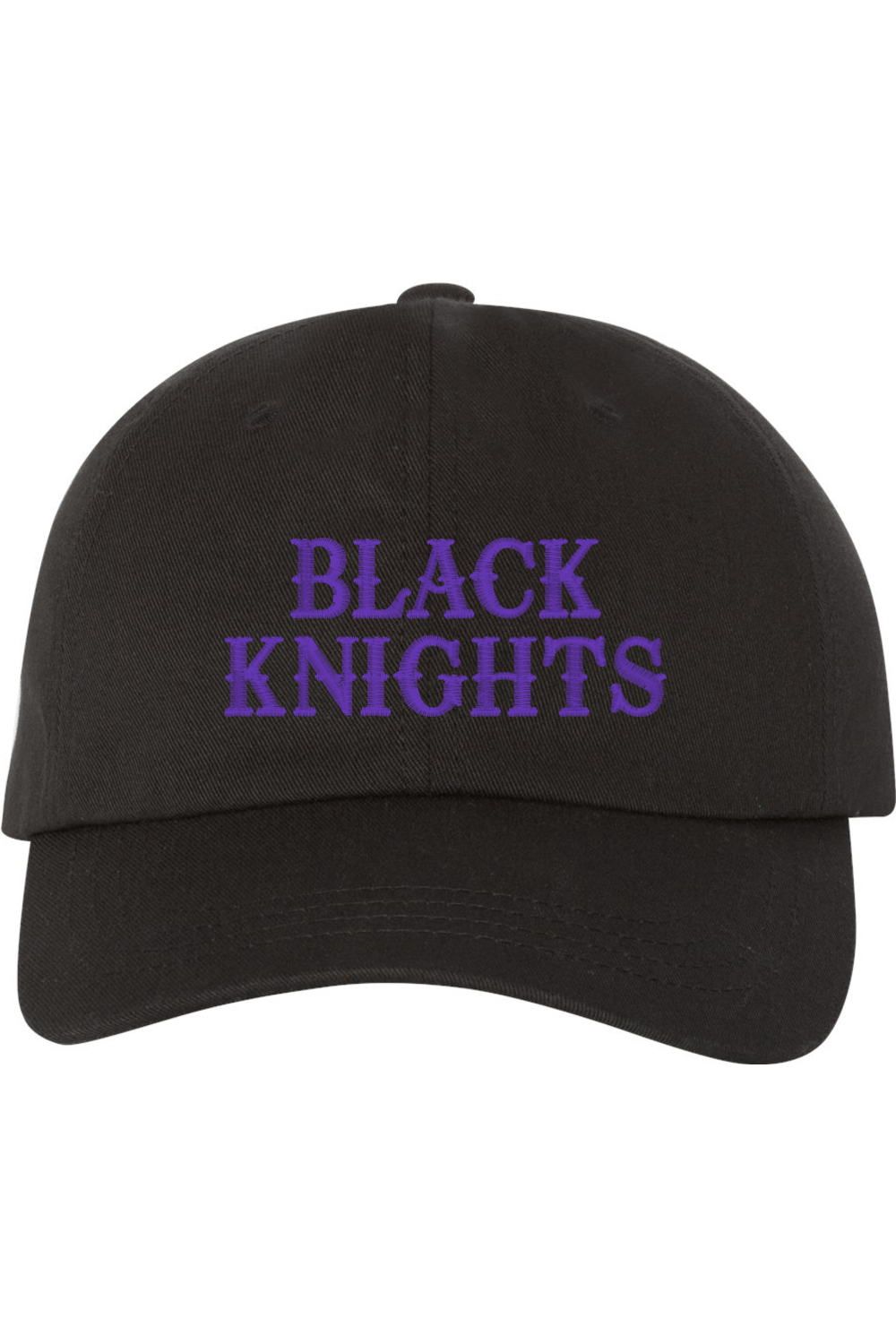 Black Knights Club LC Embroidered Dad Hat Signature Lacrosse