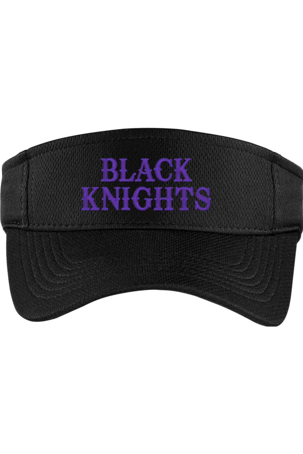 Black Knights Club LC Embroidered Visor Signature Lacrosse