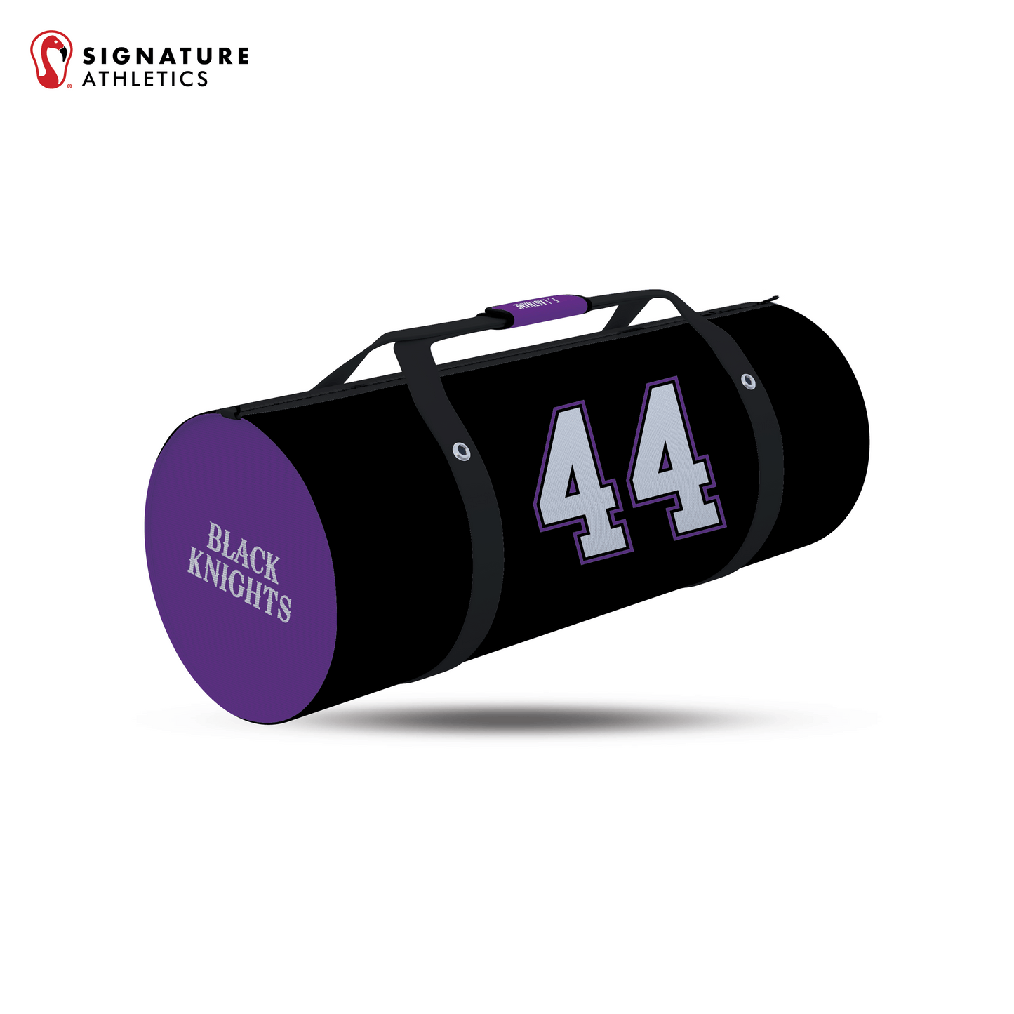 Black Knights Lacrosse Customizable Large Equipment Duffel Bag Signature Lacrosse