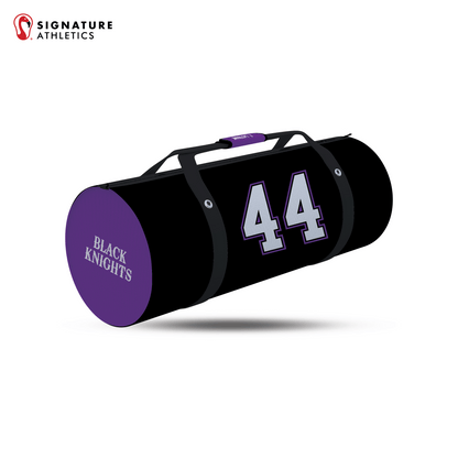 Black Knights Lacrosse Customizable Large Equipment Duffel Bag Signature Lacrosse