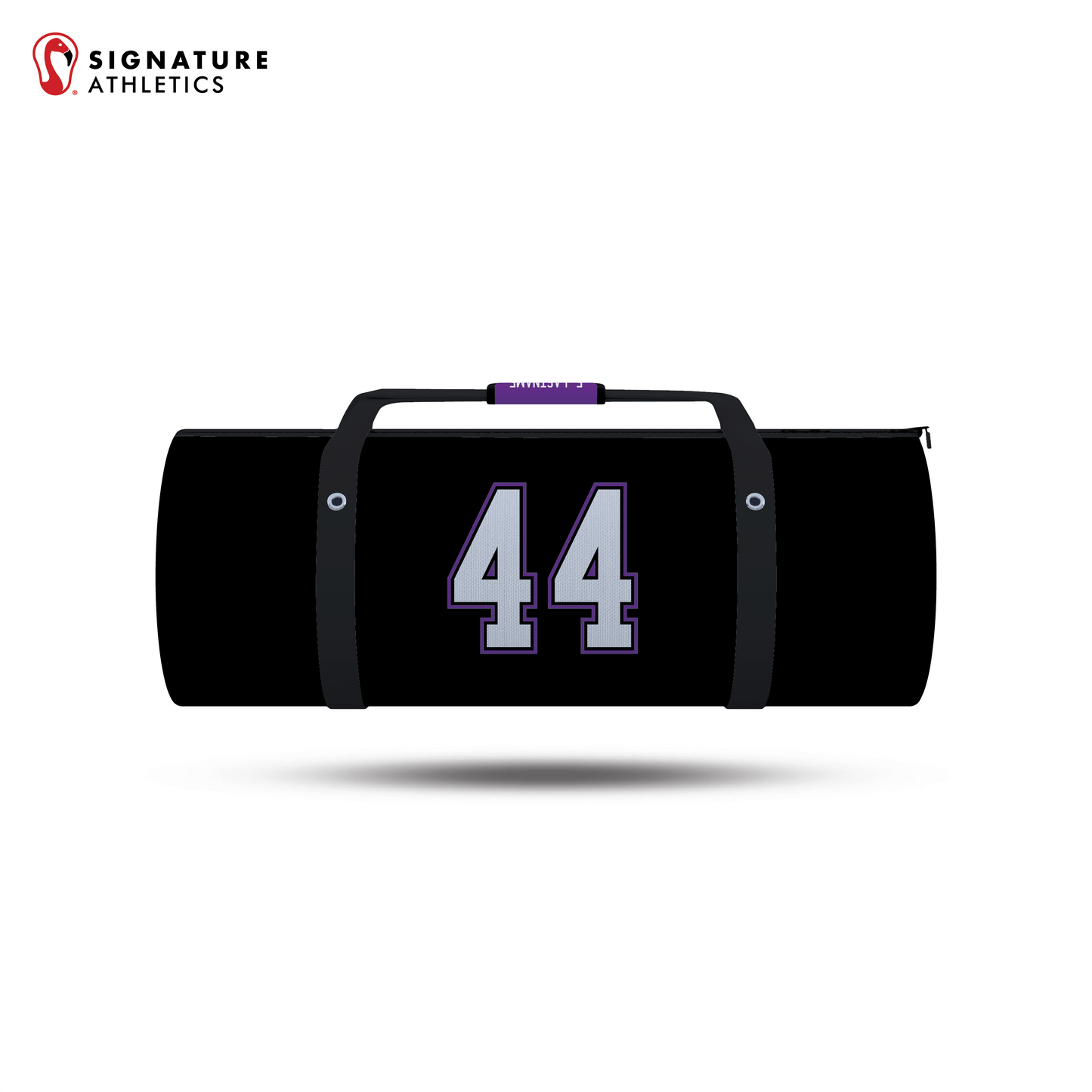 Black Knights Lacrosse Customizable Large Equipment Duffel Bag Signature Lacrosse