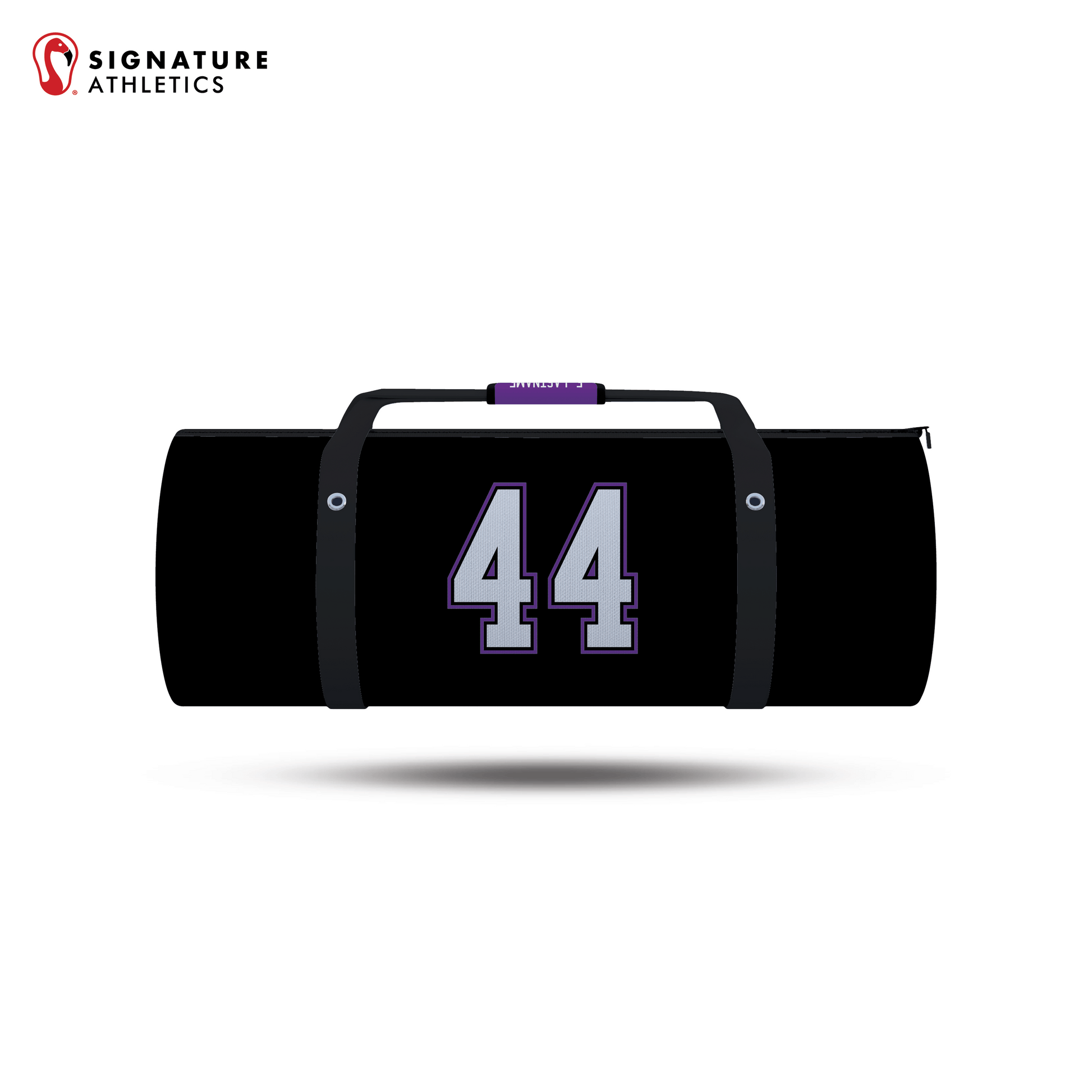 Black Knights Lacrosse Customizable Large Equipment Duffel Bag Signature Lacrosse