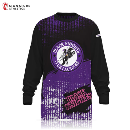 Black Knights Men's Long Sleeve Tech Tee: Long Sleeve Tech Tee Signature Lacrosse