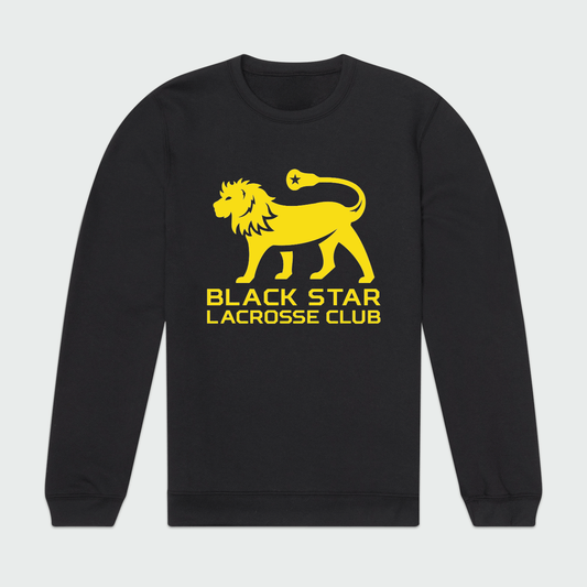 Black Star Lacrosse Adult Premium Sweatshirt Signature Lacrosse