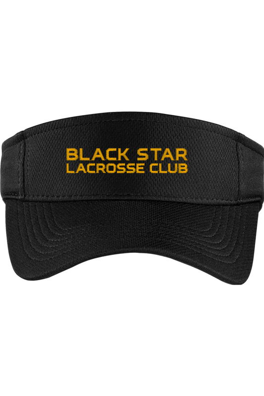 Black Star Lacrosse Embroidered Visor Signature Lacrosse