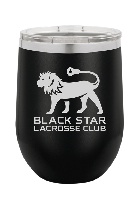 Black Star Lacrosse Insulated Wine Tumbler Signature Lacrosse