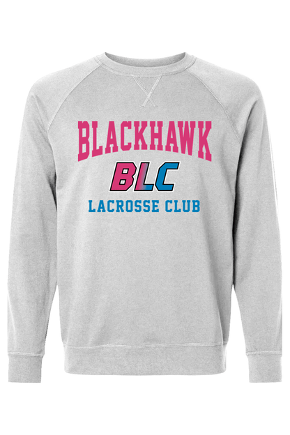 Blackhawk Lacrosse Adult Heavyweight Raglan Long Sleeve Signature Lacrosse