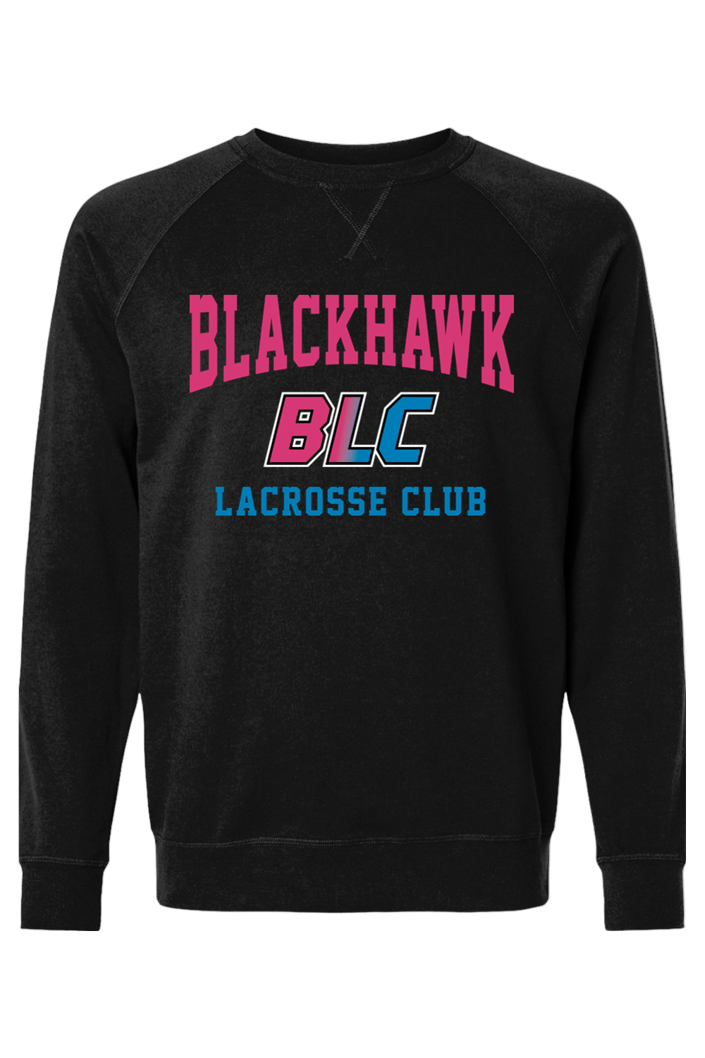 Blackhawk Lacrosse Adult Heavyweight Raglan Long Sleeve Signature Lacrosse