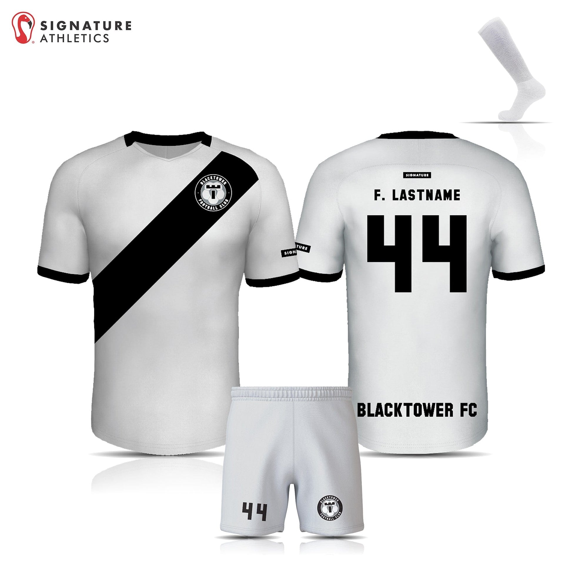 BlackTower Away Men's 3 Piece Player Package: U23 NYC (ADULT) Signature Lacrosse