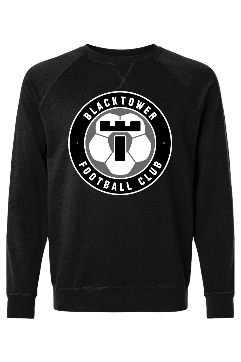 Blacktower Football Club Adult Heavyweight Raglan Long Sleeve Signature Lacrosse