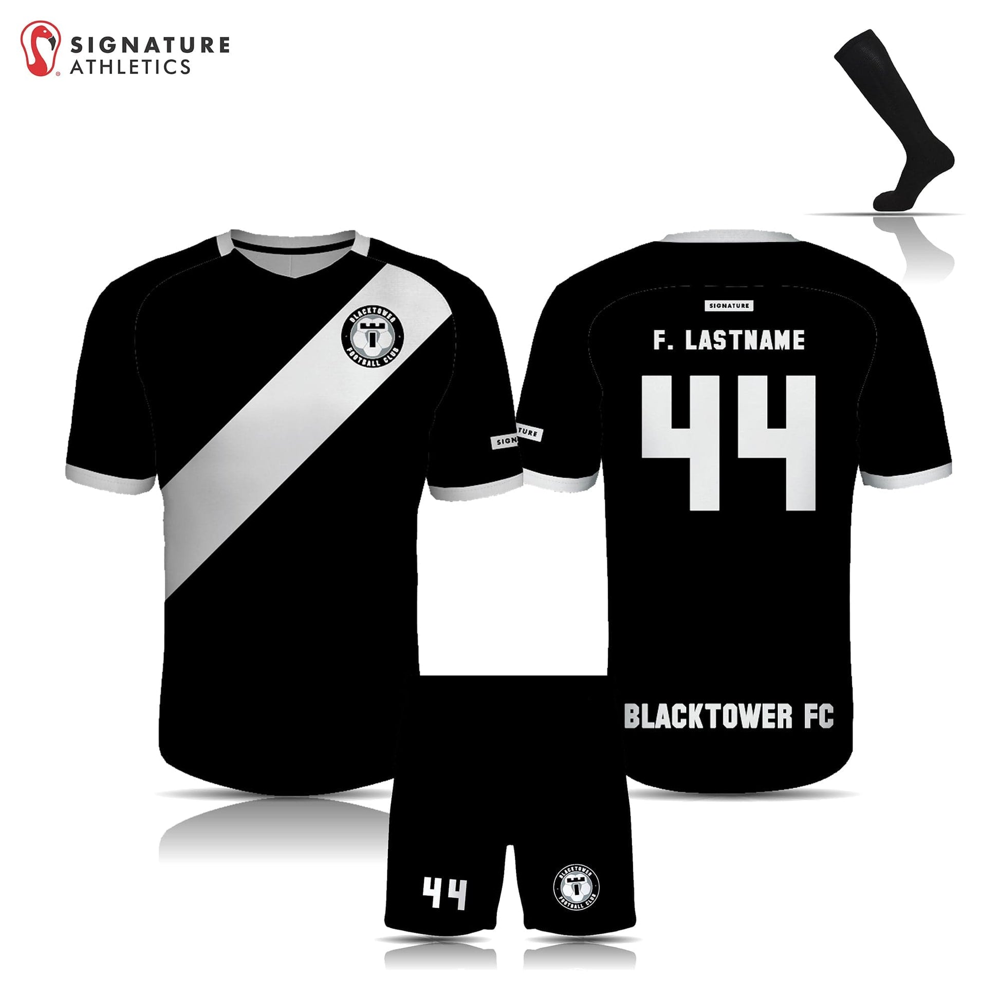 BlackTower Home Men's 3 Piece Player Package: U30 NYC (ADULT) Signature Lacrosse