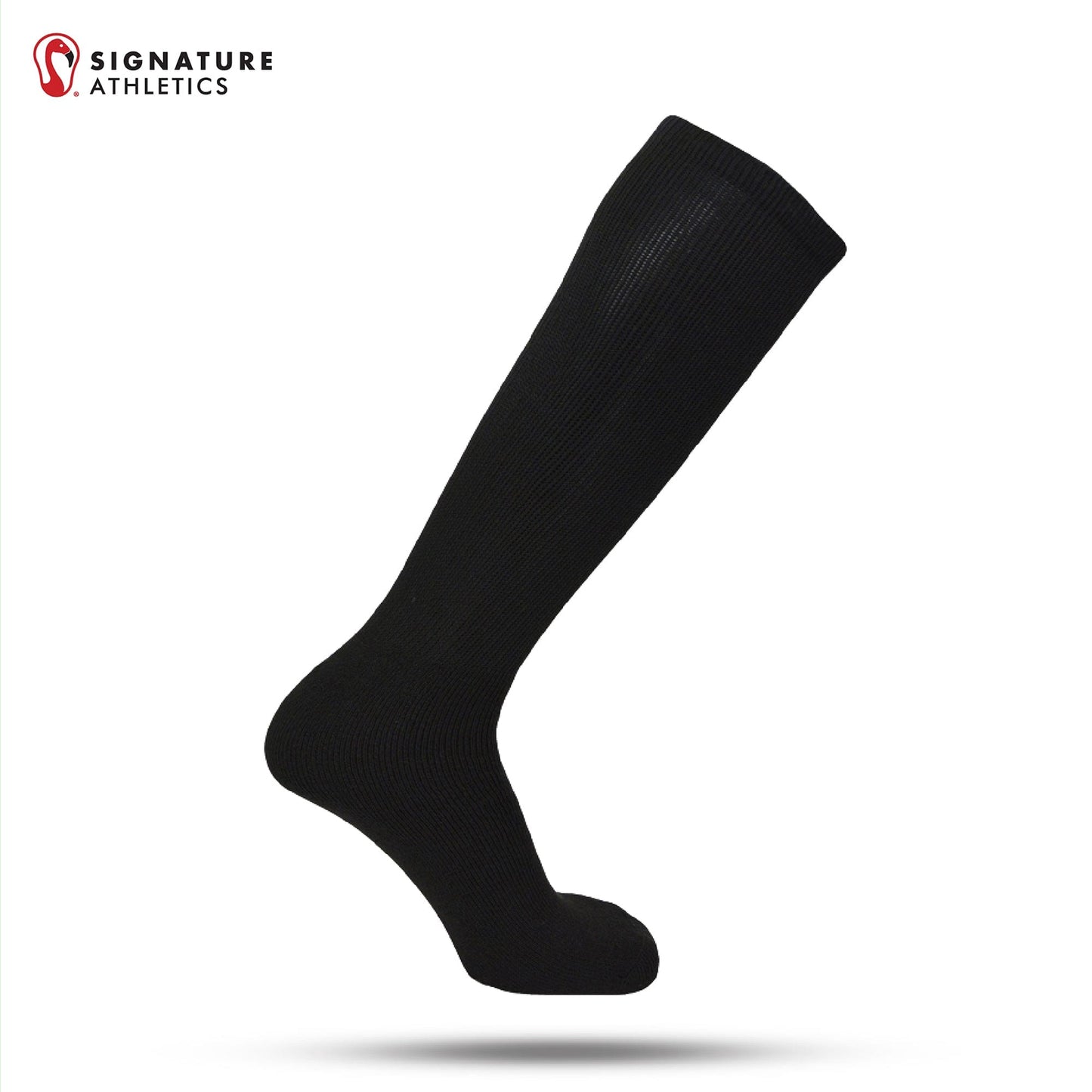 BlackTower Home Men's Allsports Black Socks: NYC Signature Lacrosse