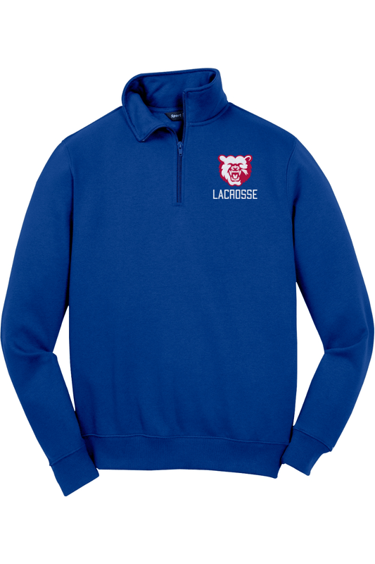 Bloomingdale Lacrosse Adult Embroidered Quarter-Zip Pullover Signature Lacrosse