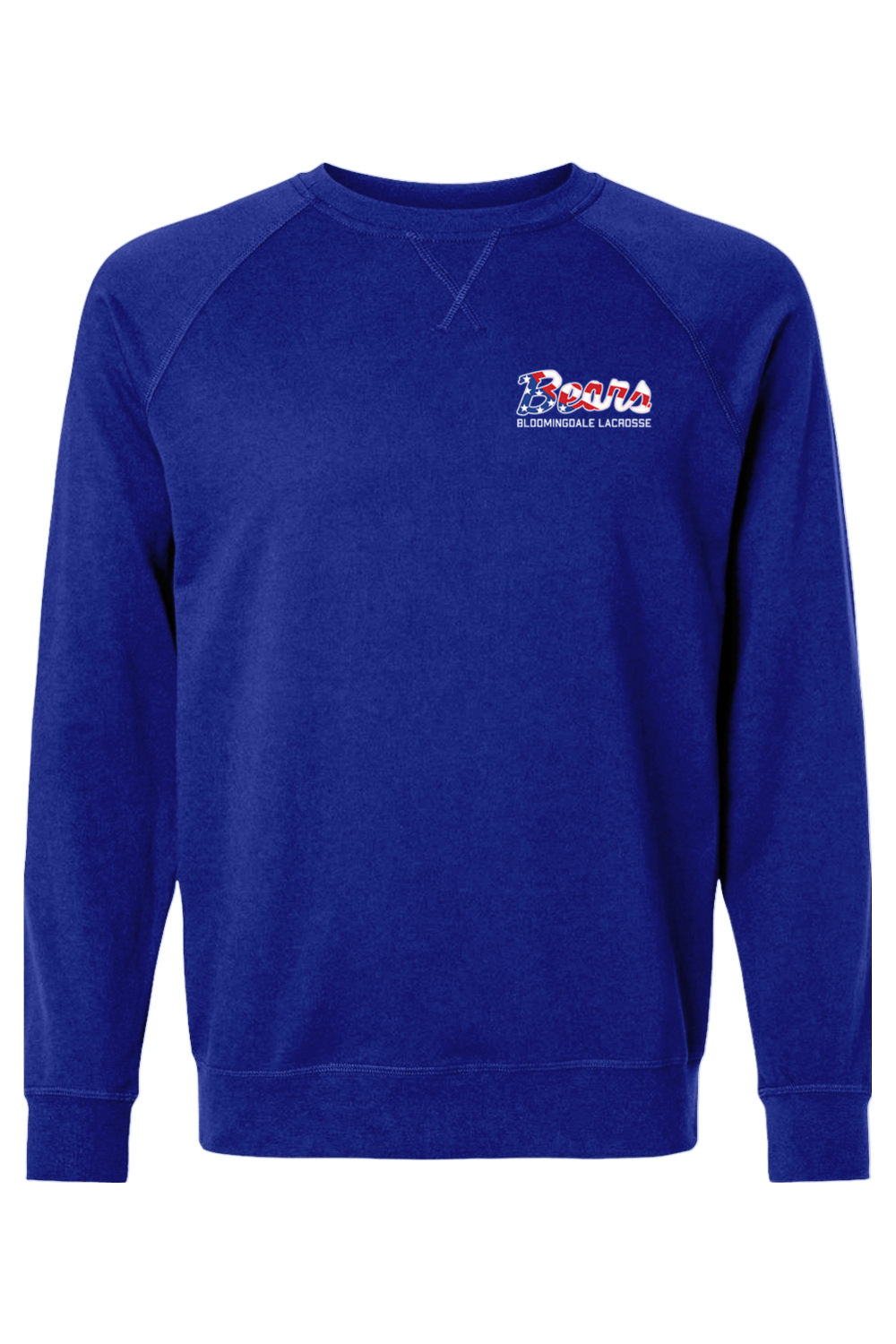 Bloomingdale Lacrosse Adult Heavyweight Raglan Long Sleeve Signature Lacrosse