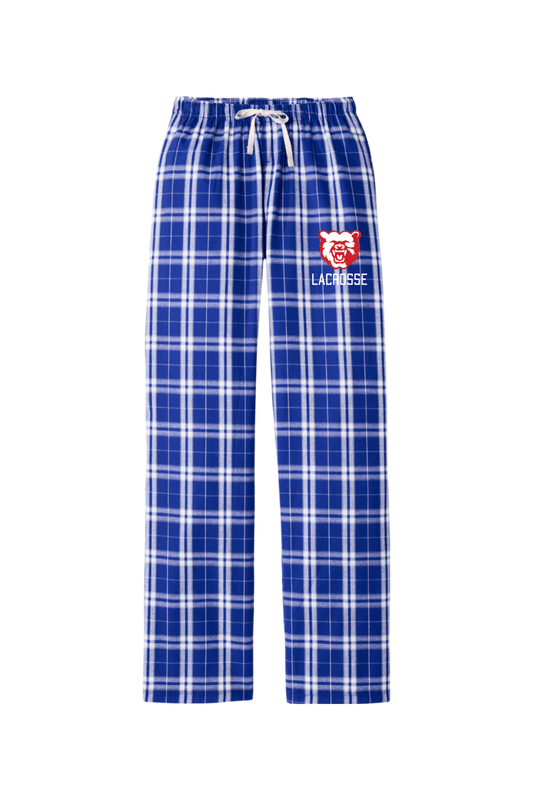 Bloomingdale Lacrosse Adult Women's Flannel Plaid Pants Signature Lacrosse