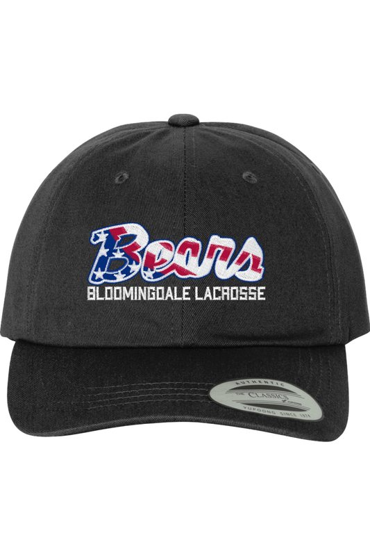 Bloomingdale Lacrosse Embroidered Dad Hat Signature Lacrosse