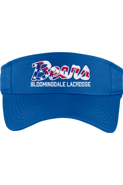 Bloomingdale Lacrosse Embroidered Visor Signature Lacrosse
