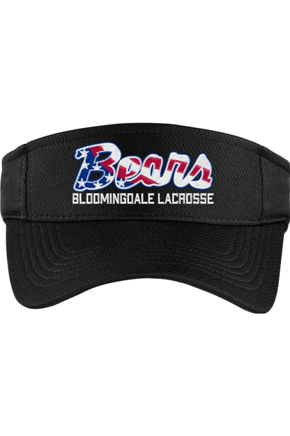 Bloomingdale Lacrosse Embroidered Visor Signature Lacrosse