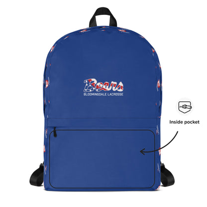 Bloomingdale Lacrosse Travel Backpack Signature Lacrosse