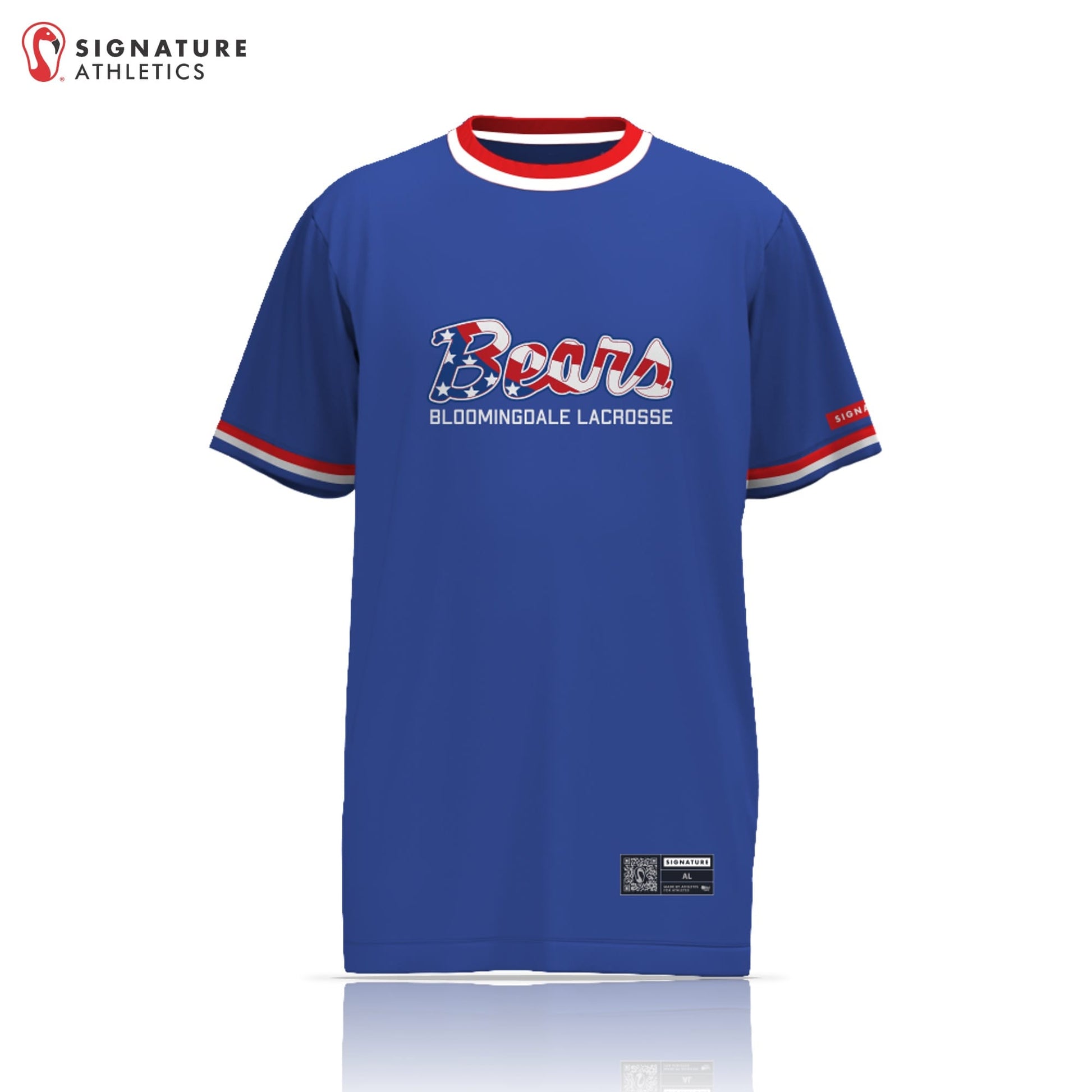 Bloomingdale Men's Short Sleeve Tech Tee Signature Lacrosse