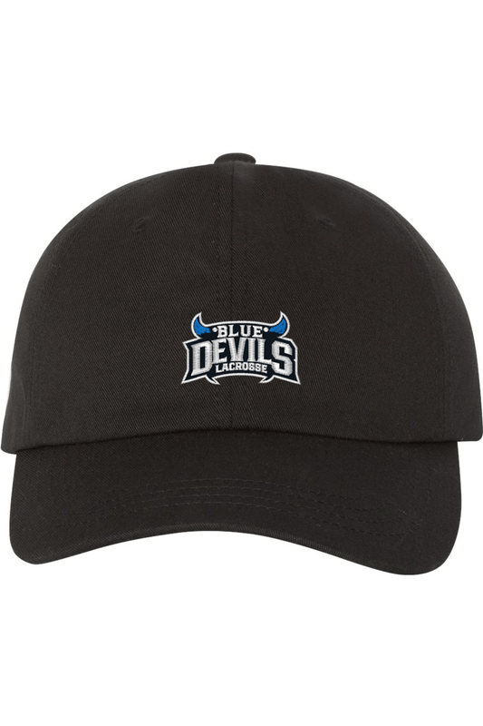 Blue Devils Lacrosse Embroidered Dad Hat Signature Lacrosse