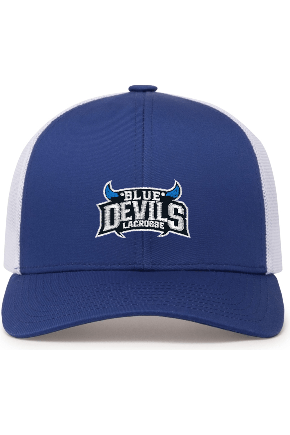 Blue Devils Lacrosse Embroidered Trucker Hat Signature Lacrosse