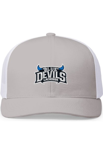 Blue Devils Lacrosse Embroidered Trucker Hat Signature Lacrosse