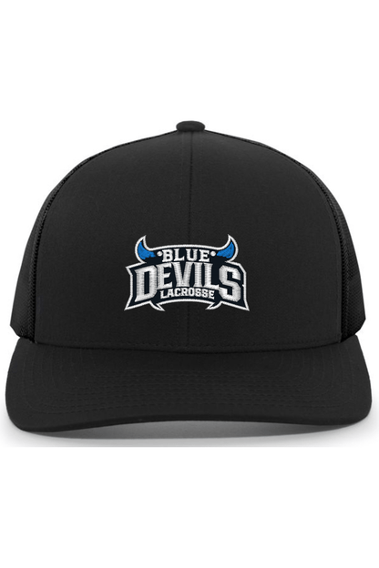 Blue Devils Lacrosse Embroidered Trucker Hat Signature Lacrosse