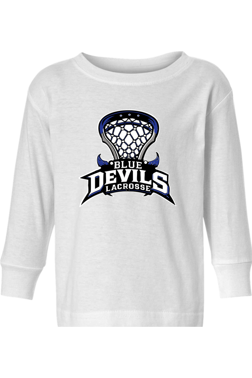 Blue Devils Lacrosse Toddler Long Sleeve T-Shirt Signature Lacrosse