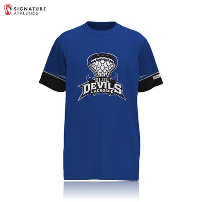 Blue Devils Lacrosse Women's Short Sleeve Tech Tee Signature Lacrosse