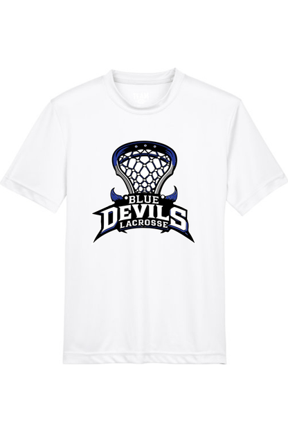 Blue Devils Lacrosse Youth Athletic T-Shirt Signature Lacrosse