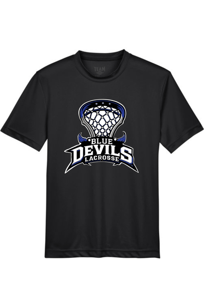 Blue Devils Lacrosse Youth Athletic T-Shirt Signature Lacrosse