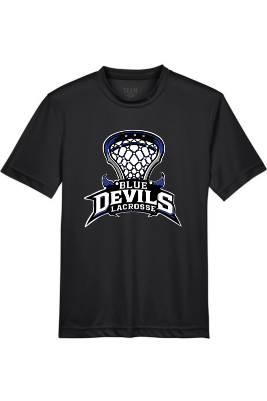 Blue Devils Lacrosse Youth Athletic T-Shirt Signature Lacrosse