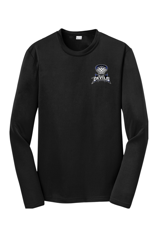 Blue Devils Lacrosse Youth Long Sleeve T-Shirt Signature Lacrosse