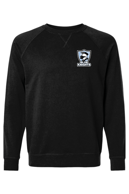 Blue Knights LC Adult Heavyweight Raglan Long Sleeve Signature Lacrosse