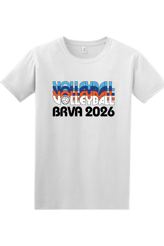 Blue Ridge Volleyball Association Gildan Softstyle T-Shirt Signature Lacrosse
