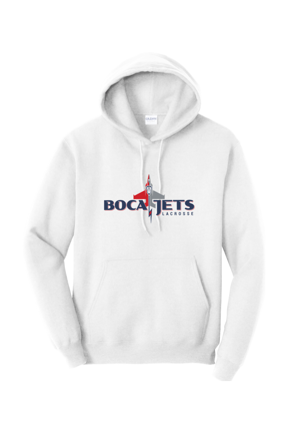 Boca Jets LC Adult Heavyweight Hoodie Signature Lacrosse