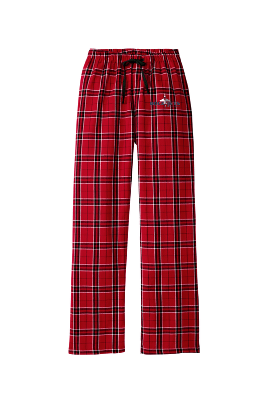 Boca Jets LC Adult Women's Flannel Plaid Pants Signature Lacrosse
