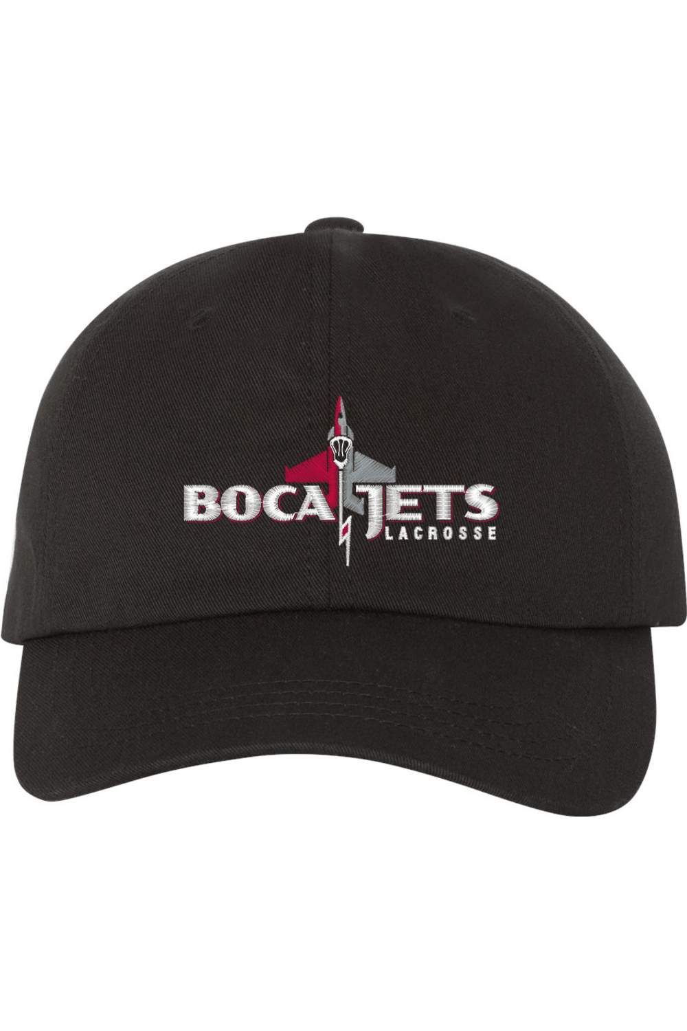 Boca Jets LC Embroidered Dad Hat Signature Lacrosse