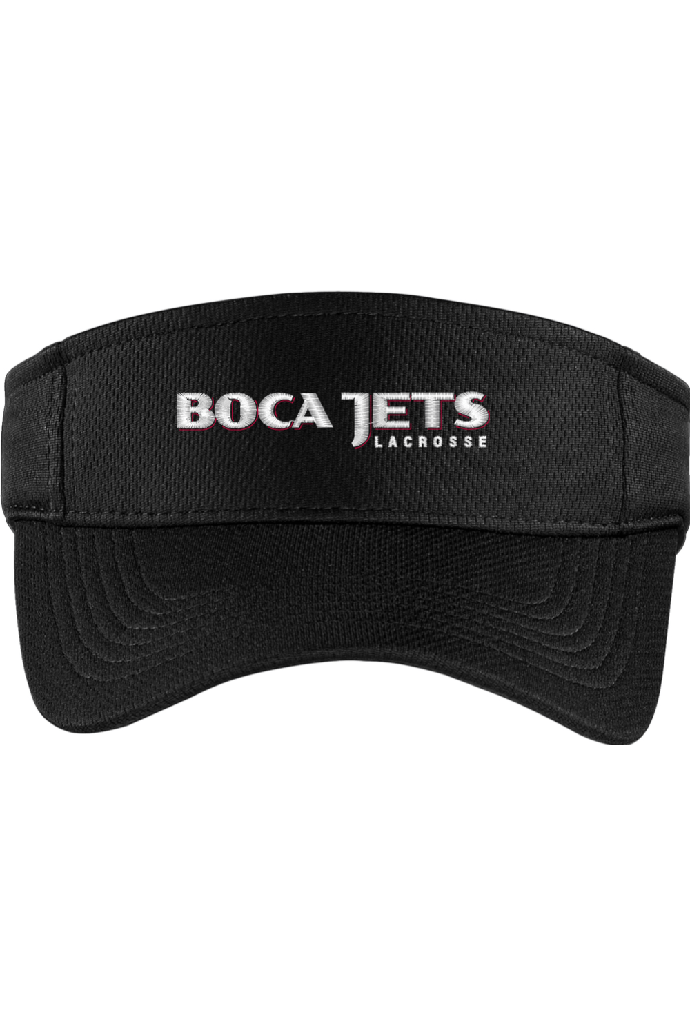 Boca Jets LC Embroidered Visor Signature Lacrosse