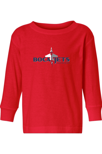 Boca Jets LC Toddler Long Sleeve T-Shirt Signature Lacrosse